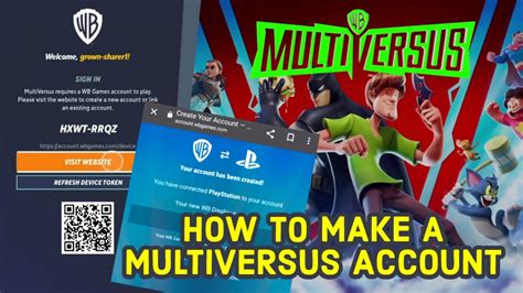 How to make a WB Games account for MultiVersus .
